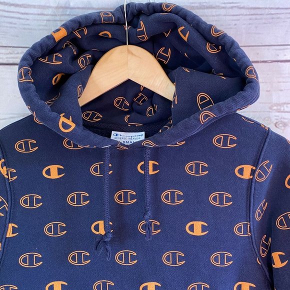 Champion LIFE Reverse Weave Hoodie Sweatshirt Mens Tossed C Heavy Cotton - Picture 2 of 6